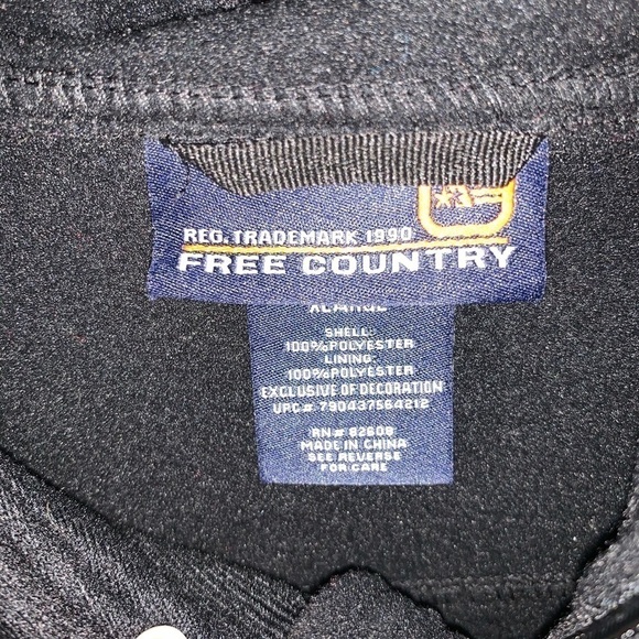Free Country Men’s XL Fleece Hooded Jacket X1x - Picture 5 of 7